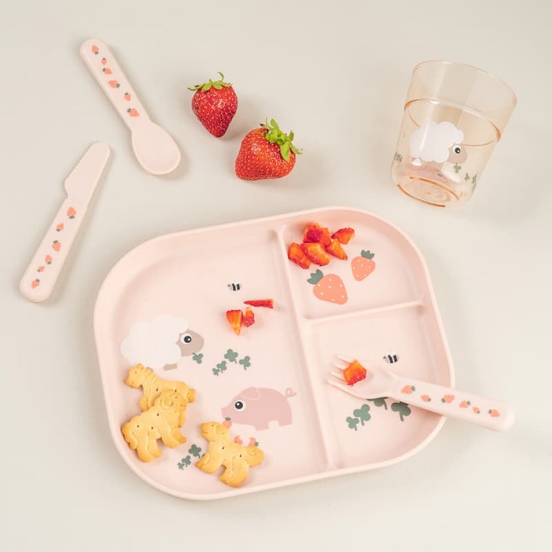Foodie Couverts Set de 3, rose tiny farm done by deer 24/12 — vue 4 sur 4