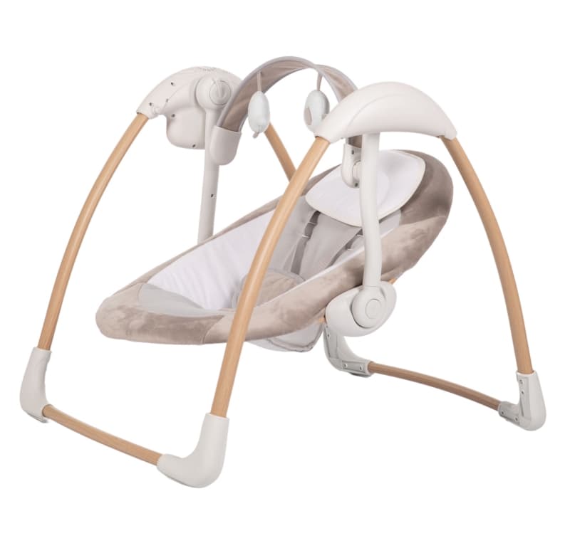 B-dolphy Balancelle Pure White, bo jungle blanc bois — vue 1 sur 4