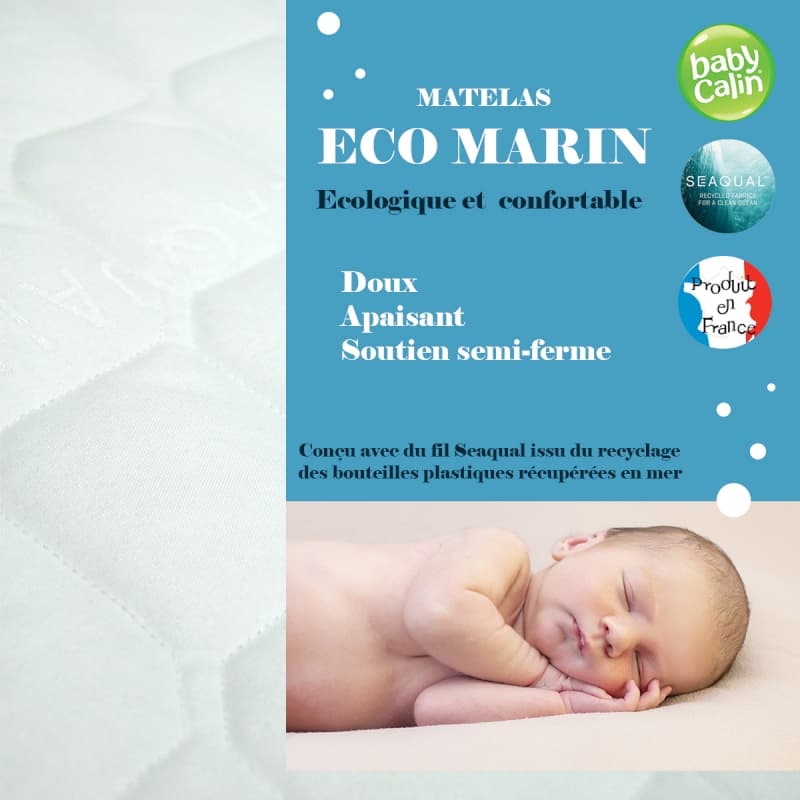 Matelas Ecomarin 24kg/m3 (1), ecomarin babycalin blanc 60x120x10 2021