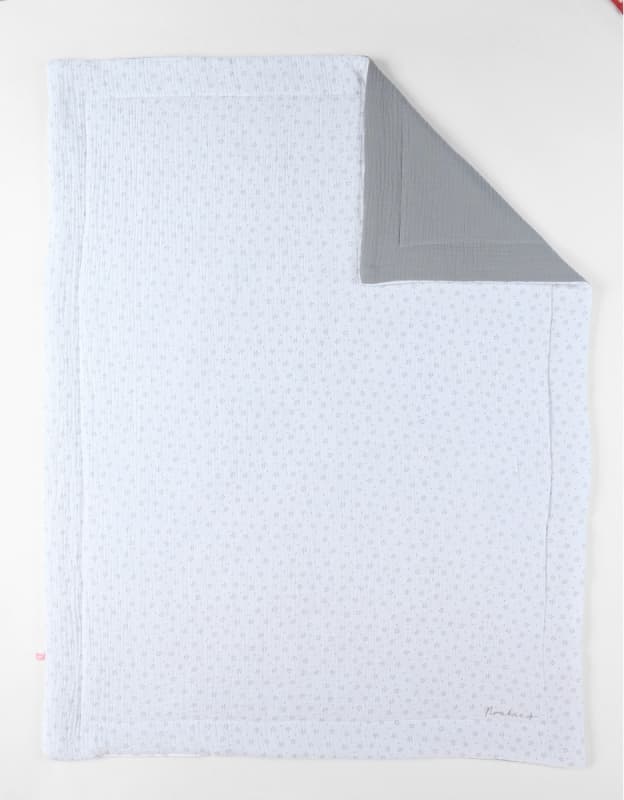 Couverture Mousseline Smart Flowers, 75x100cm mix match noukie 's permanent — vue 1 sur 4