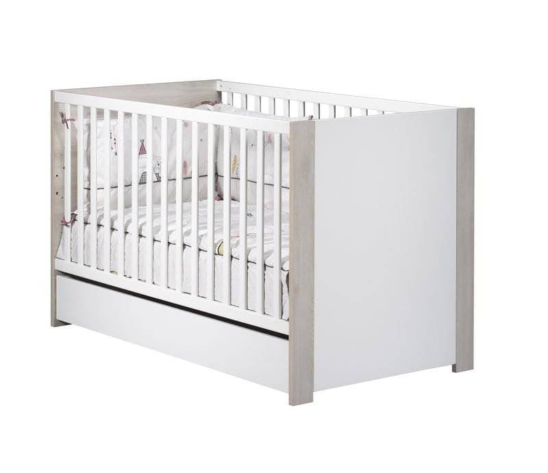 Little Big Bed Tipee, tipee sauthon easy blanc/decor hetre cendre l 144 — vue 1 sur 5