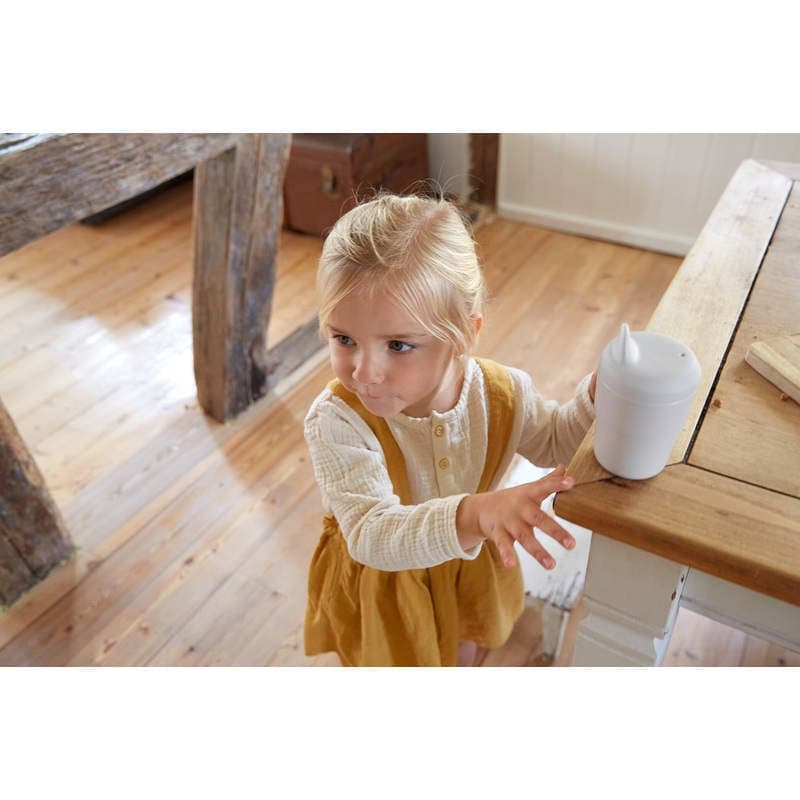 Tasse avec Bec Verseur en Silicone Little Chums Chat, lässig gris — vue 4 sur 4