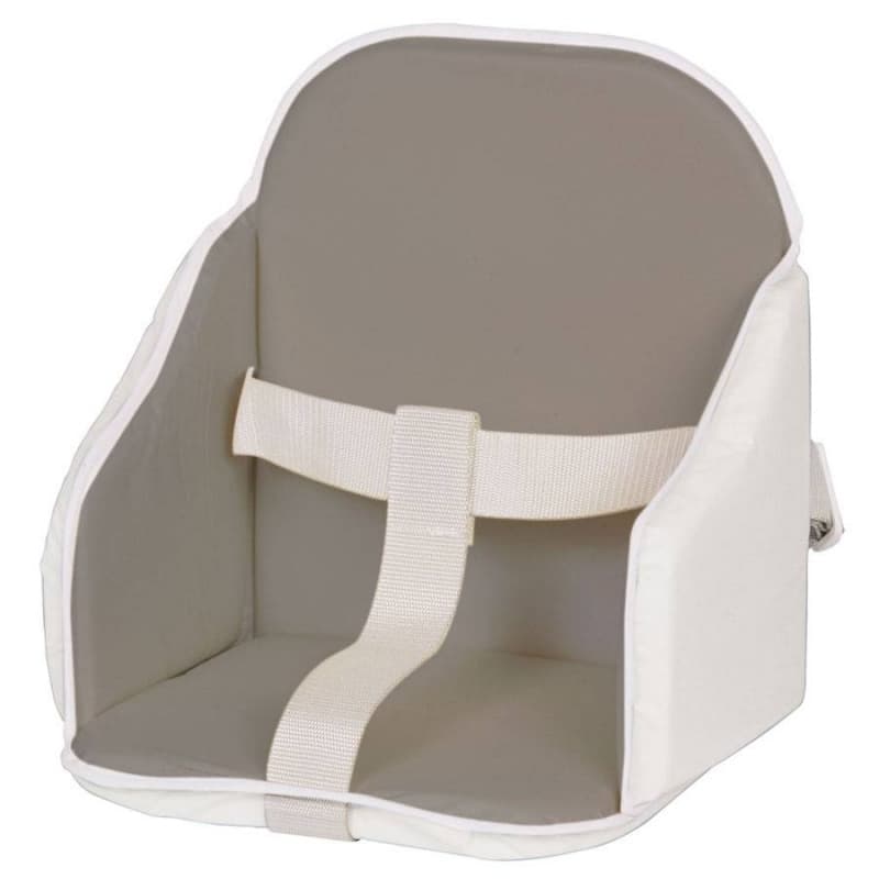 Coussin de Chaise Pvc avec Sangles Gris/blanc — vue 2 sur 2