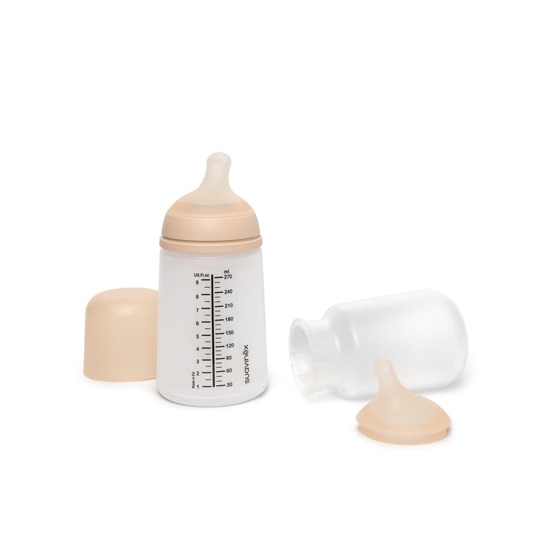 Pack Biberon Zero.zero 270ml, pink 270ml zero zero suavinex — vue 1 sur 3