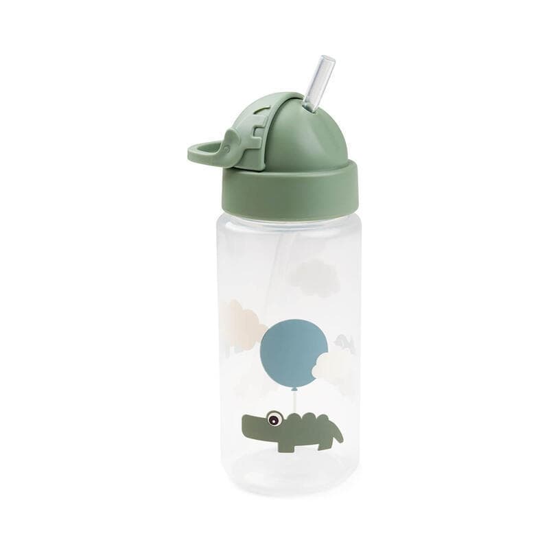 Gourde a Paille Happy Clouds, vert done by deer news feb 2023 — vue 3 sur 5