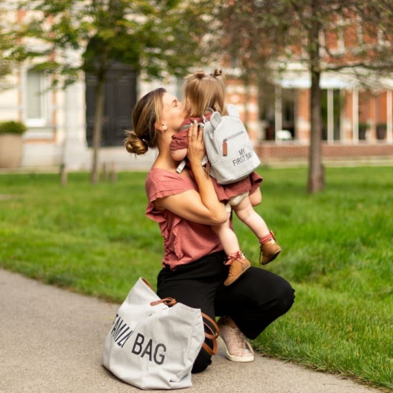 Kids My First Bag Canvas, gris childhome — vue 5 sur 5