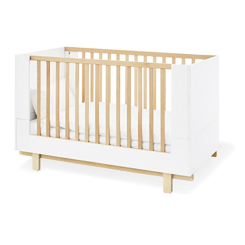 Chambre de Bebe 'boks' Large Grande Lit de Bebe Evolutif | Commode a Lang, blanc peah-23 — vue 5 sur 5