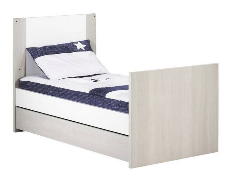 Little Big Bed Assemblages Invisibles Newopale, newopale sans motif sauthon easy blanc/decor fren — vue 3 sur 4
