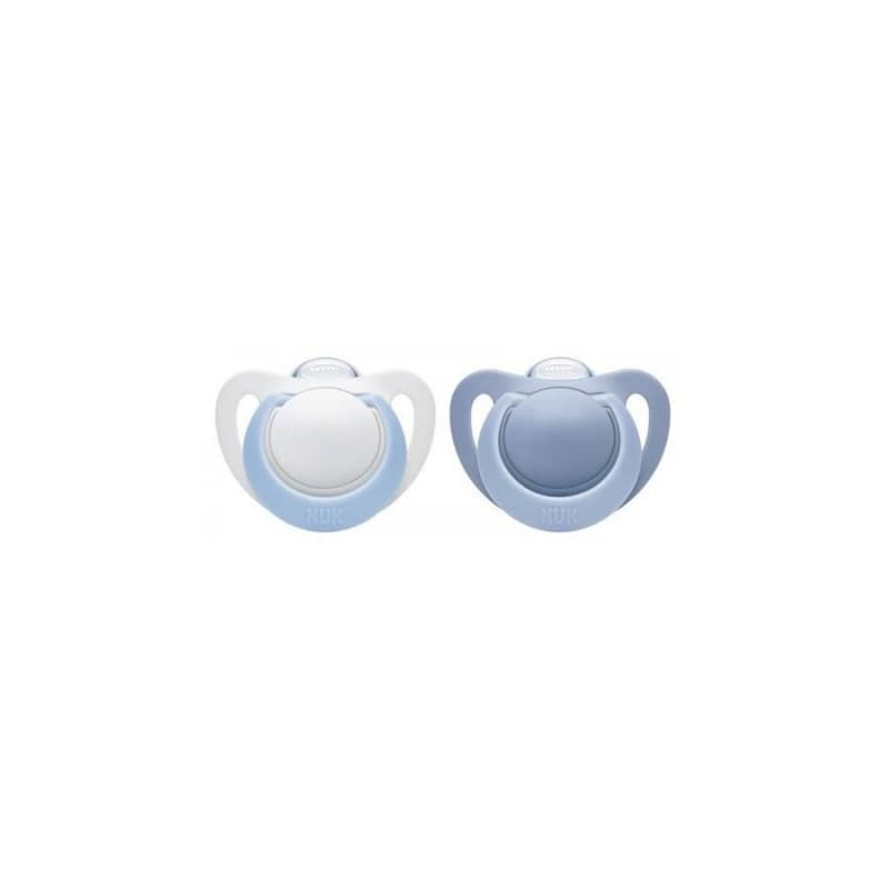 2 Sucettes Genius 18-36m Garcon, nuk blanc/ bleu 18-36 mois per — vue 2 sur 2