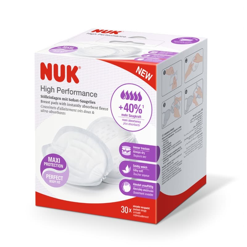 Coussinets d'Allaitement X30, blanc high performance nuk — vue 1 sur 4