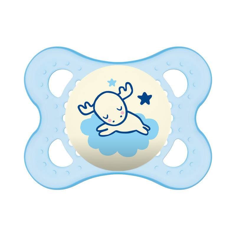Mam Sucette Nuit - de 0 a 6 Mois - Silicone - Lot, panache 42736 — vue 1 sur 5