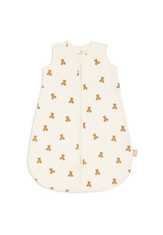 Gigoteuse Naissance Jersey Waffle, multicolore 60cm teddy bear jollein — vue 1 sur 3