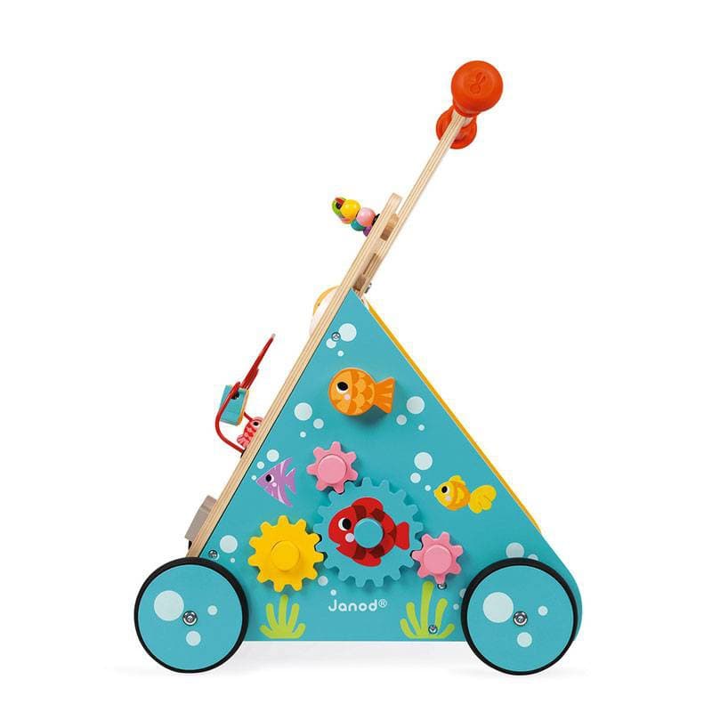 Chariot Multi-activ. Chat, jouets d'eveil janod 2022 — vue 1 sur 2