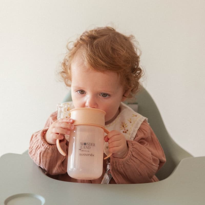 Tasse 360 Degres, rose 340ml wonderland suavinex — vue 5 sur 5