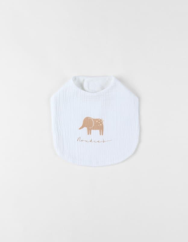 Bavoirs Mousseline Elephants X3, mix match noukie 's permanent — vue 4 sur 4