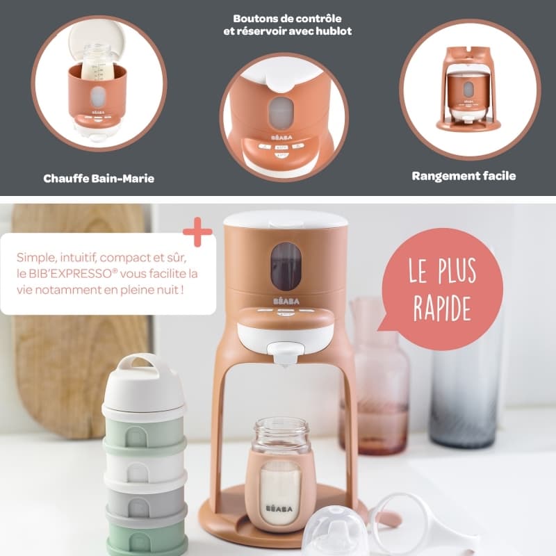 Bib Expresso, terracotta beaba — vue 4 sur 5
