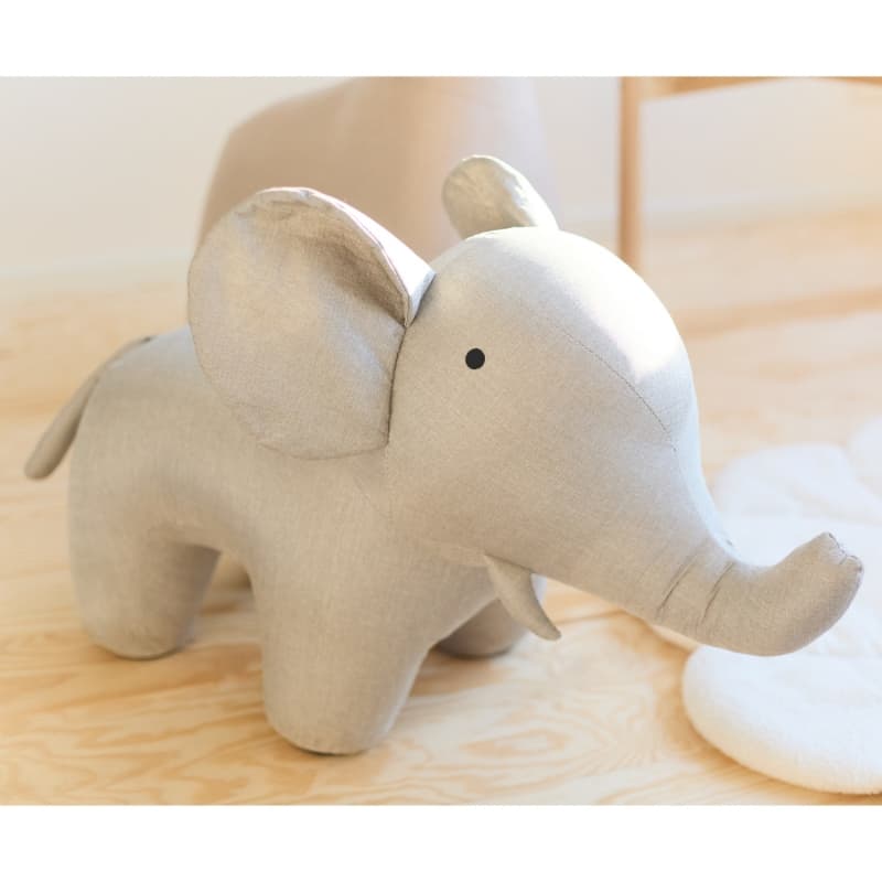 Peluche Elephant Lin, grey childhome 25/04 — vue 4 sur 6