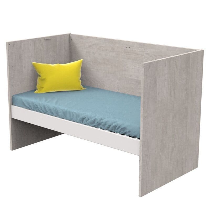 Lit Evolutif 140x70 en 90x200 Nova Gris Loftevolutif en 90x200 et 140x200 Nova G, sauthon — vue 5 sur 5