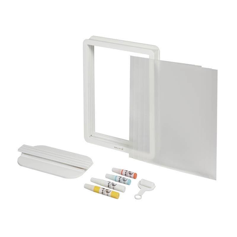 Cadre 4 Empreintes Superposees Family Touch, baby art blanc 31,5 x 23,2 x baby art blanc 31,5 x 23,2 x 12 — vue 2 sur 5