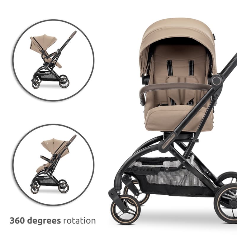 Poussette Compacte Makaya Rotative 360â°, lorelli — vue 4 sur 7