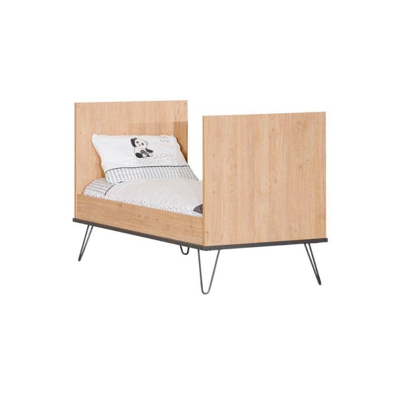 Little Big Bed 140x70 Ambra, ambra sauthon selection chene london / gris ombre — vue 2 sur 2