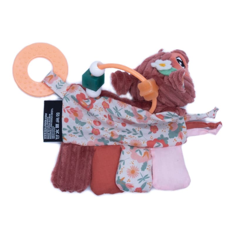 Hochet d'Activites Melimelos la Biche, melimelos les deglingos terracotta 24x9x17 — vue 2 sur 2