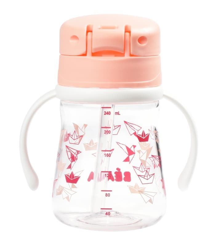 Tasse Paille 240 Ml - Light Pink, repas beaba light blue 240 ml — vue 3 sur 3