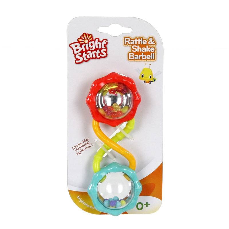 Hochet Barbell Classique, bright starts multicolore — vue 1 sur 2