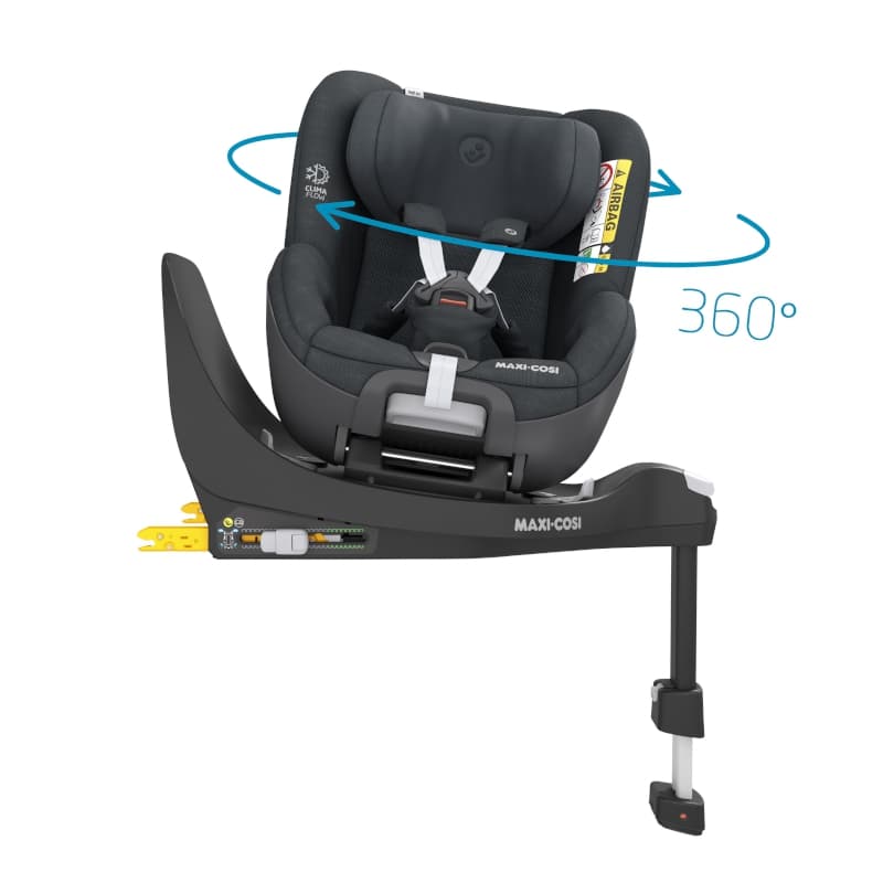 Gr1 Pearl 360 Authentic Graphite, maxi-cosi — vue 3 sur 4