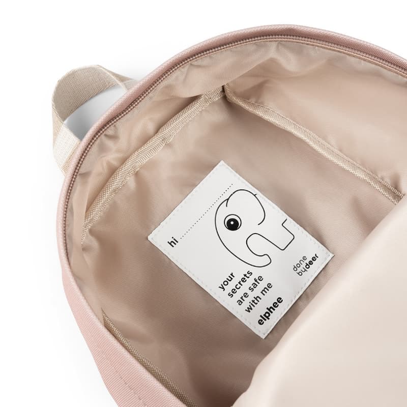 Sac a Dos Enfant Canvas, rose elphee done by deer news aw 2024 — vue 3 sur 5