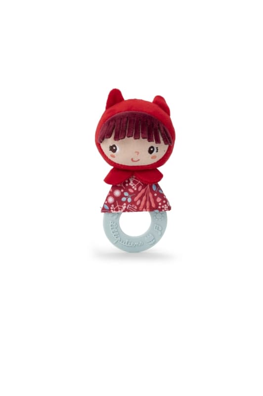 Chaperon Hochet de Dentition, je decouvre lilliputiens rouge a-23 h-23