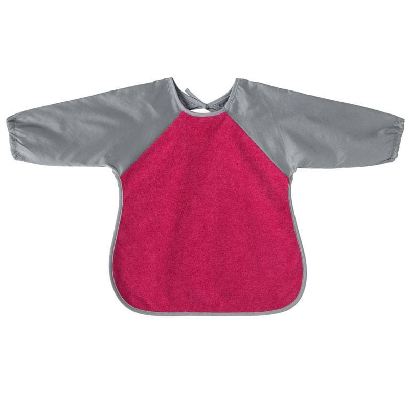 Bavoir Tablier 2eme Age Rose Gris, babycalin rose/gris babycalin rose/gris