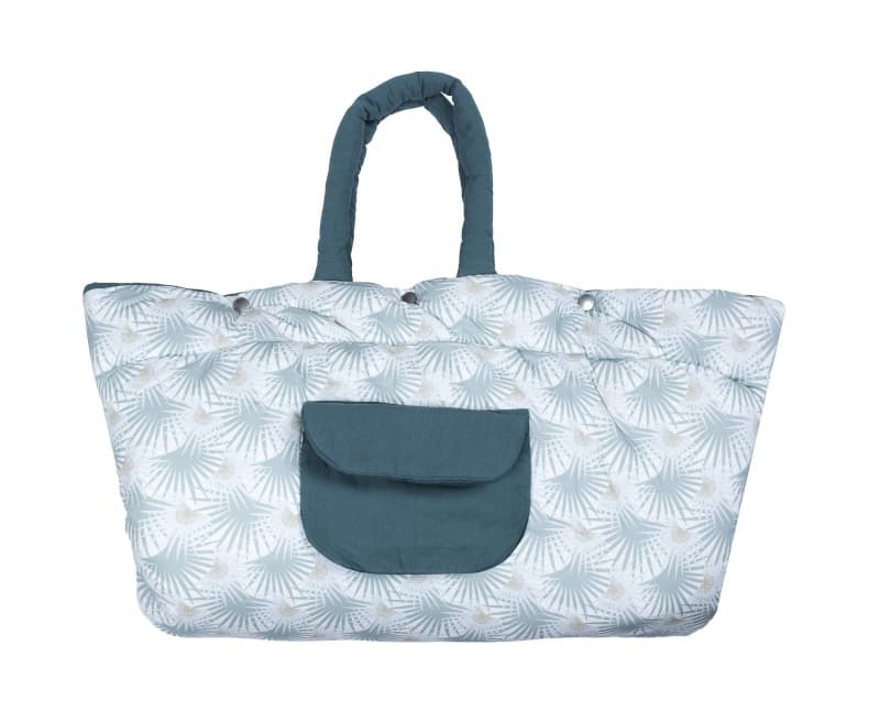 Tapis de Jeu Nomade -transformable en Sac 110 X 80 Cm, bb&co palmiers/celadon per — vue 2 sur 2