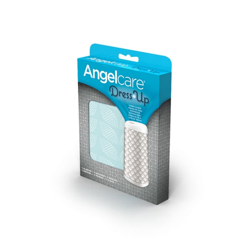 Housse Fleurs Mint Bleue New, angelcare 04-18- — vue 2 sur 2