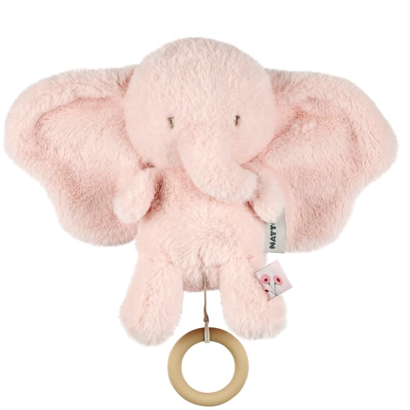 Peluche Musicale Elephant, rose fanfan nattou 25/07 — vue 2 sur 7