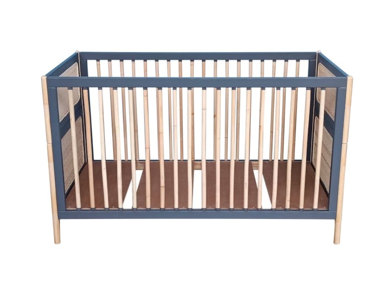 Oceania Lit/bed Cannes de Rotin 70 X 140 H86 Silex