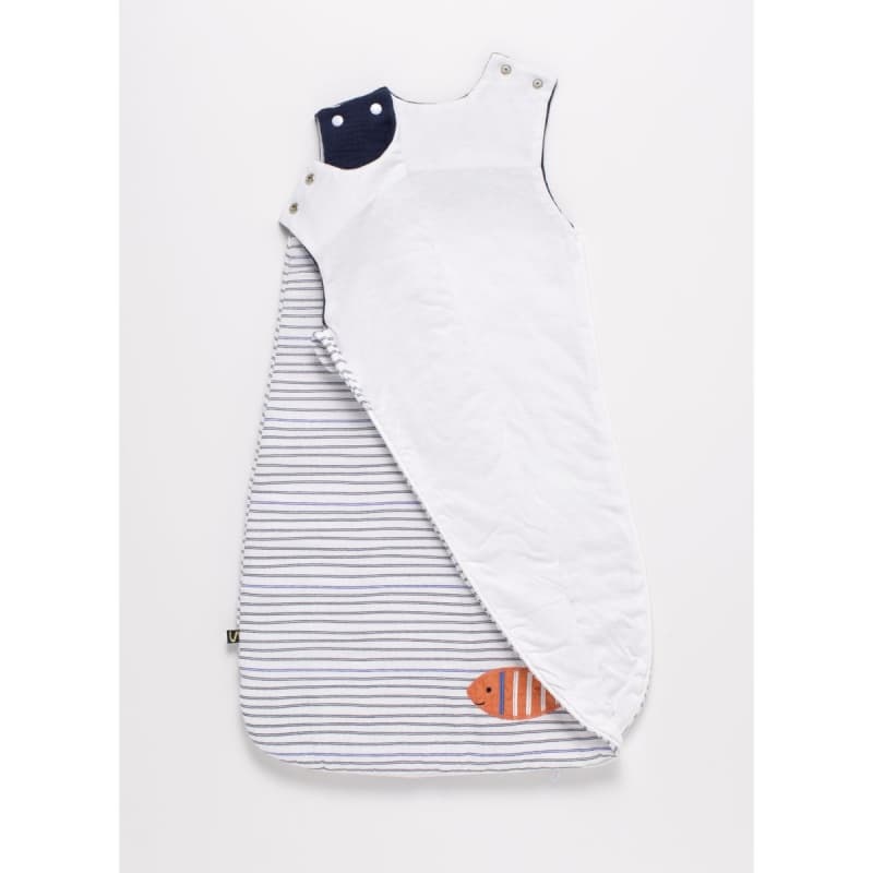 Gigoteuse Ouatinee 0-6 Mois, baby sailor deco bleu — vue 3 sur 3