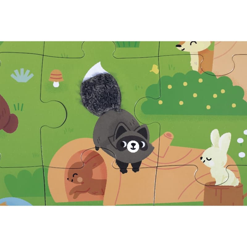 Puzzle Tactile Foret, janod — vue 5 sur 6