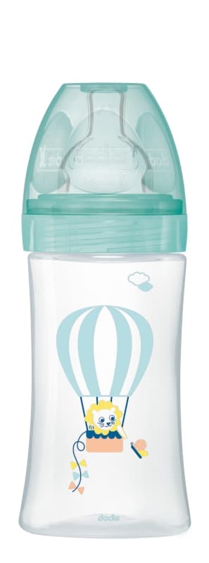Biberon Sensation+ Anti-colique 270ml Air 0-6 Mois Tetine Plate Debit 2