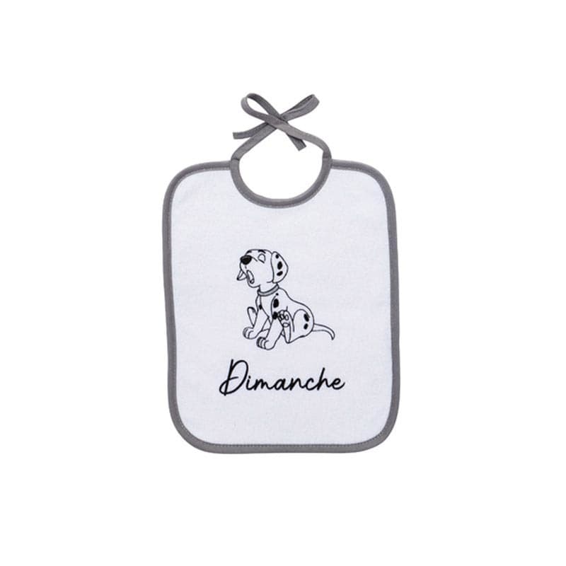 Lot de 7 Bavoirs Naissance - One, op 101 dalmatiens disney 20x25 — vue 2 sur 5