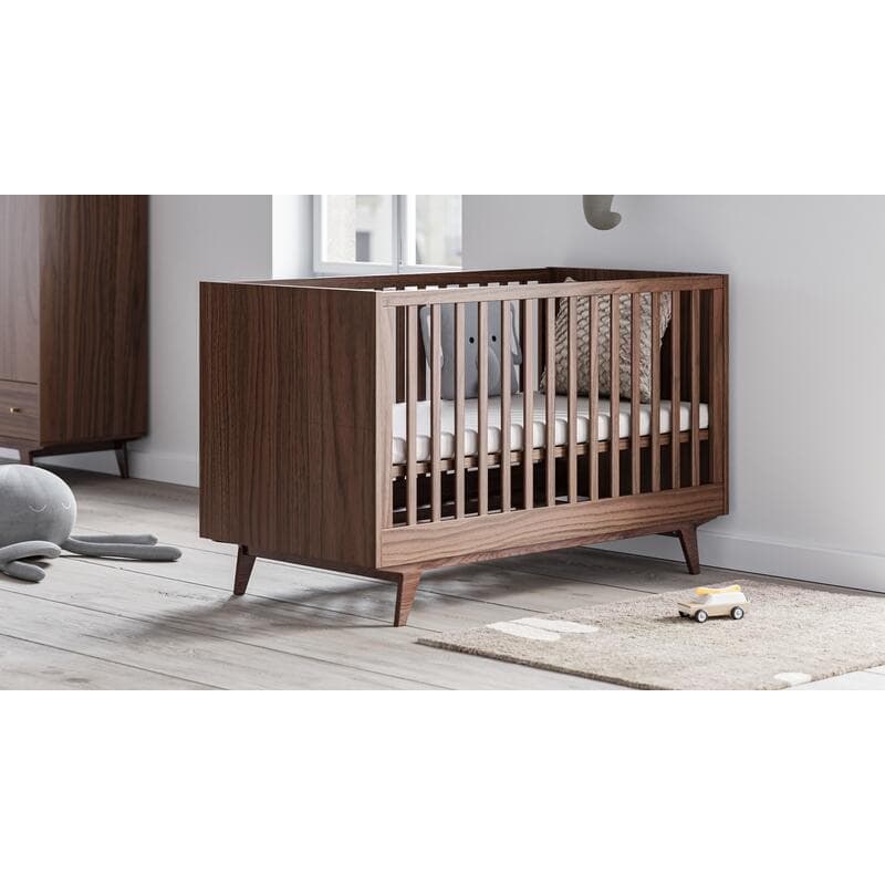 Lit 70x140 Mid Noix, mid 144,4x75x89,9 — vue 4 sur 5