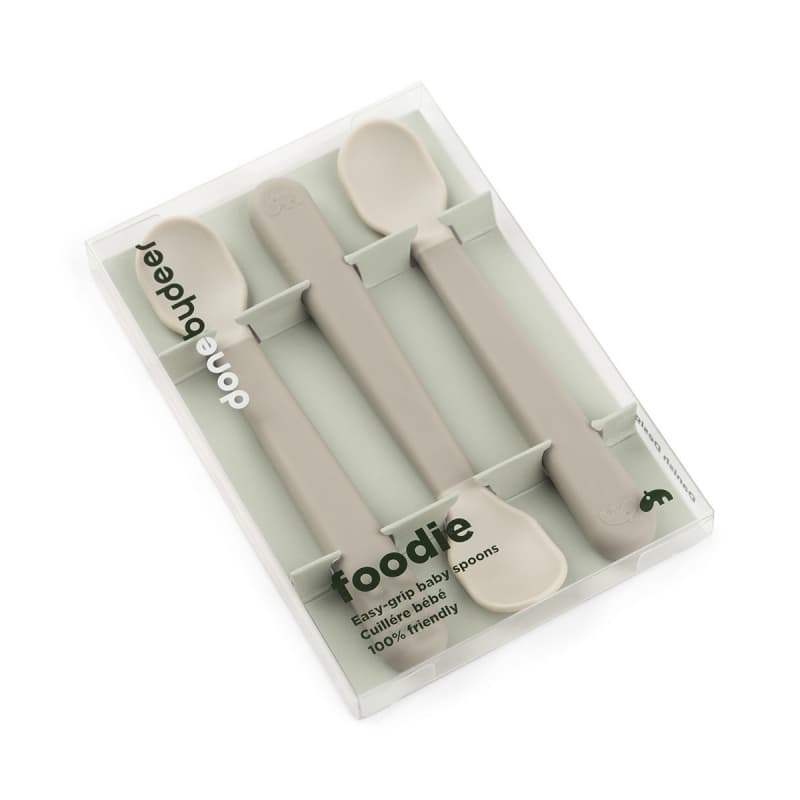 Foodie Cuillere Bebe Easy-grip X3, done by deer news summer 2024 — vue 3 sur 5