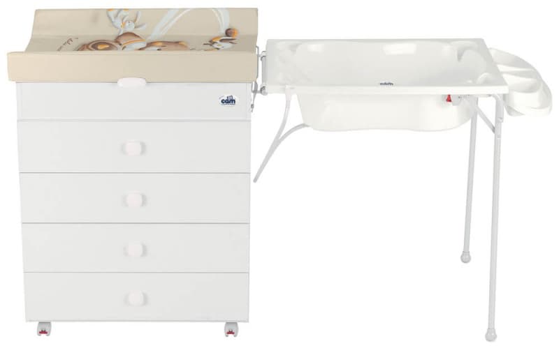 Support de Baignoire pour Commode Asia, 2019 blanc