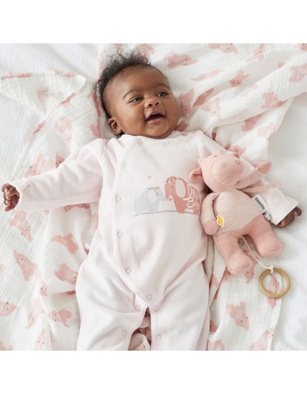 N-p-l Lola Rose Mini-musical Coton Bio, rose permanent — vue 4 sur 5