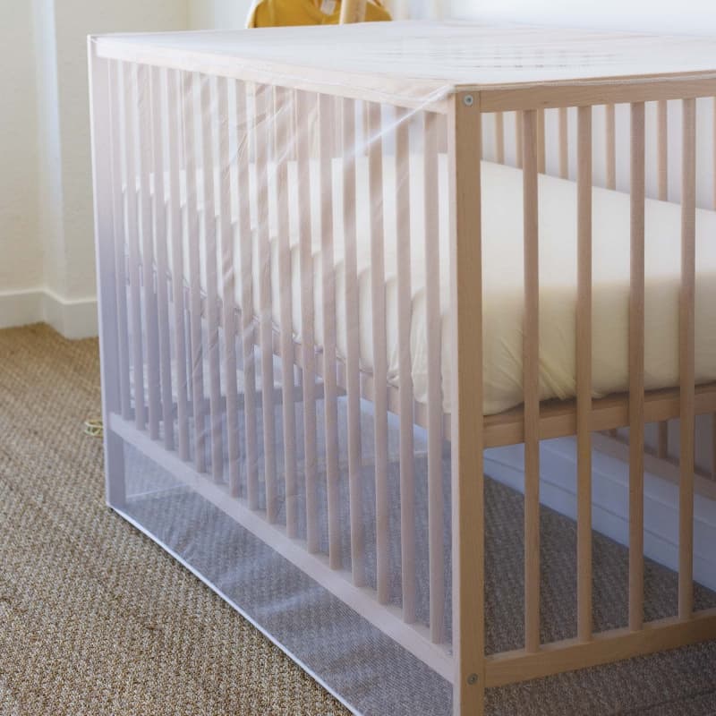 Moustiquaire Lit 60x120cm, indispensable naissance et spe blanc — vue 1 sur 2