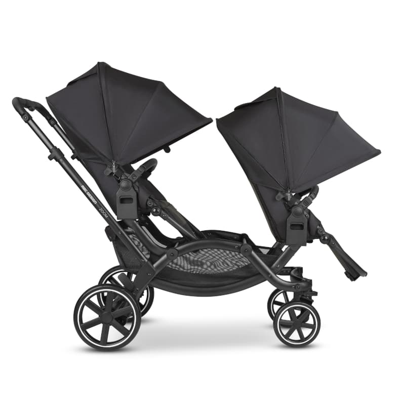 Poussette Jumeaux Zoom 2024, noir ink — vue 12 sur 36