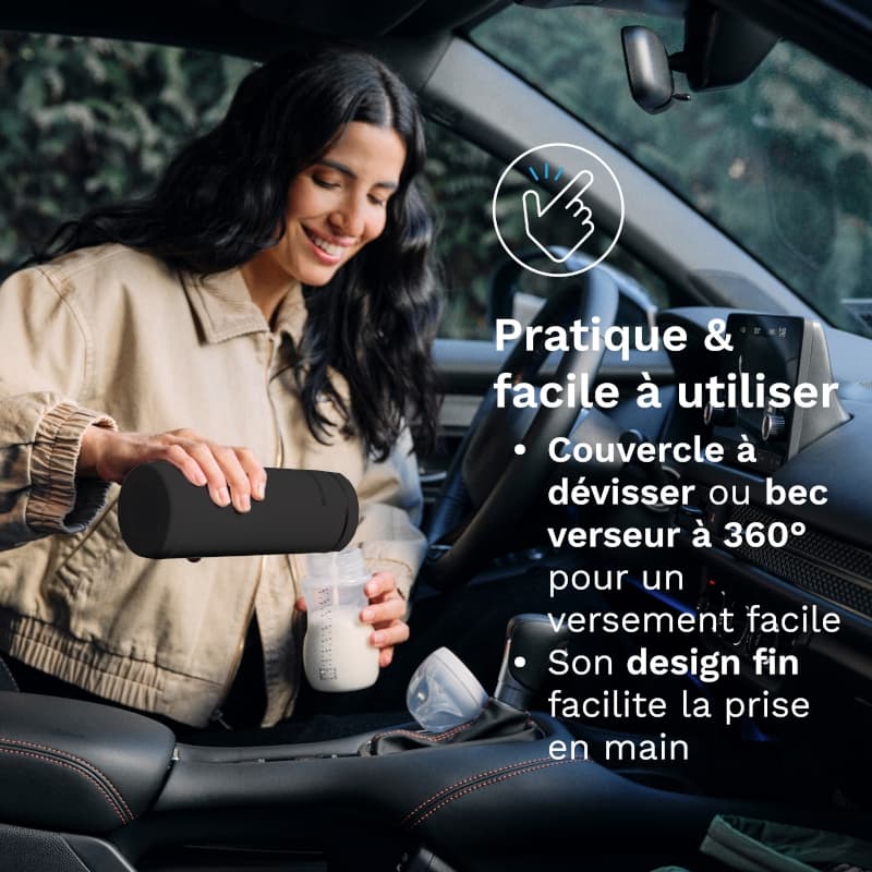 Chauffe Biberon Super Fast Portable Warmer, noir baby brezza 25/06 — vue 5 sur 5