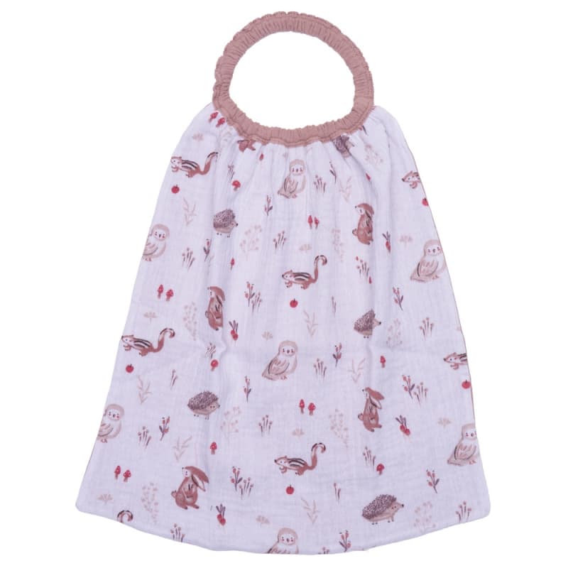 Serviette Elastiquee en Gaze, blanc mocha clairiere bb&co 25/12