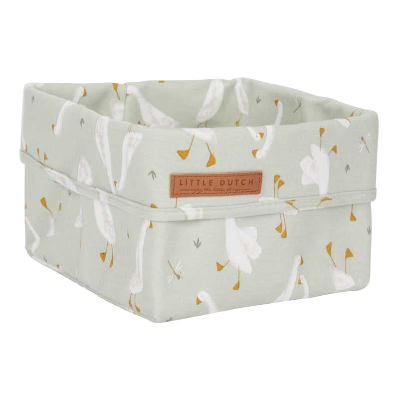 Panier de Commode Petit Little Goose, wild flowers little dutch olive verte 15x15x15 2021 — vue 2 sur 3