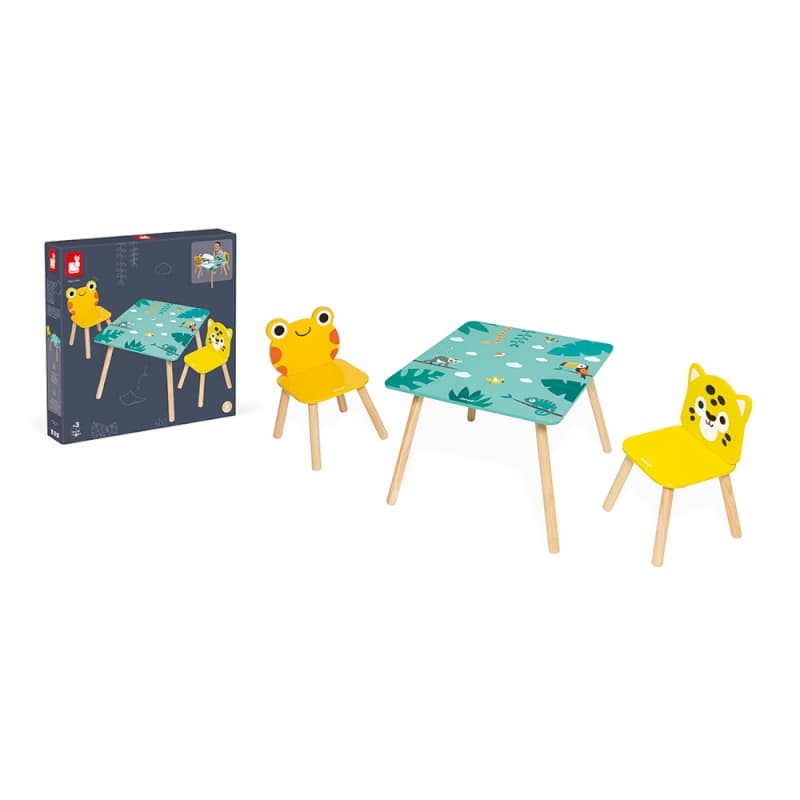 Table et 2 Chaises Tropical, janod 24/10 — vue 2 sur 10
